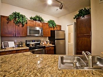 The courts at preston oaks apartment homes wood cabinets
